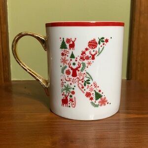 CIROA WITH LOVE ❤️ - Porcelain Coffee Mug with Holiday “K”